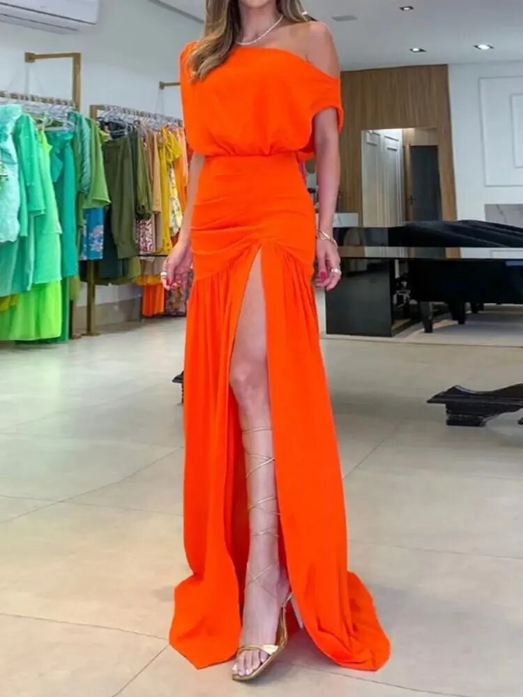 vestido-longo-festa-laranja